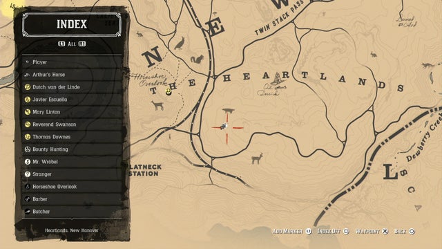 Red Dead Redemption 2 : Os de dinosaures, trouver les emplacements